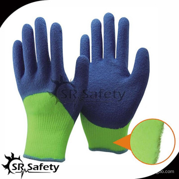 SRSAFETY 7G Gants de gants d&#39;hiver en latex recouverts de latex acrylique